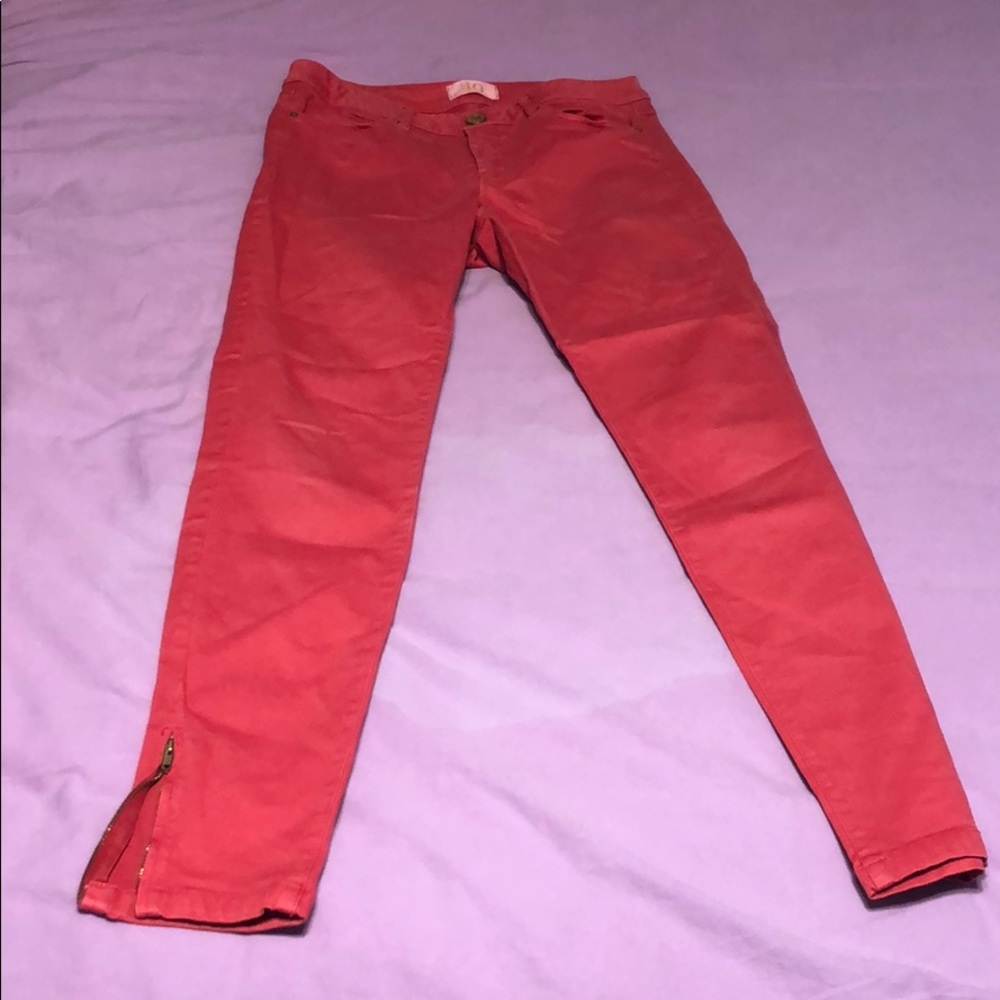 Salmon Pink Pants